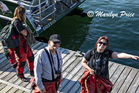 Carl and Kelly come ashore, Vancouver, BC, Canada