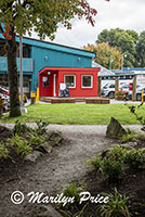 A quiet spot on Granville Island, Vancouver, BC, Canada