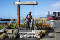 Cannery statue, Astoria, OR