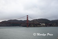 Approaching the Golden Gate Bridge, San Francisco, CA