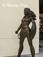 Statue of Wonder Woman, Warner Brothers, Los Angeles, CA