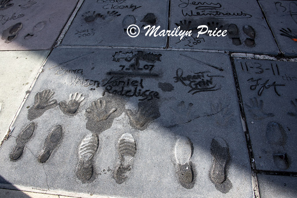 Cast of Harry Potter (Emma Watson, Daniel Radcliffe, and Rupert Grint), Chinese Theater, Los Angeles, CA