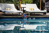 Pool area, Hotel Roosevelt, Los Angeles, CA