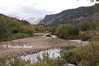 Big Thompson River near the Cub Lake Trail trailhead, Rocky Mountain National Park, CO