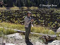 Marilyn at Cub Lake, Cub Lake Trail, Rocky Mountain National Park, CO