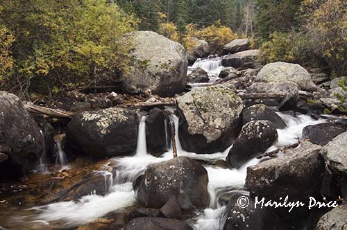 Upper Copeland Falls on St. Vrain Creek, Ouzel Falls Trail, Rocky Mountain National Park, CO