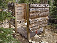 Privy, Ouzel Falls Trail, Rocky Mountain National Park, CO