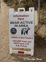 Sign near entrance to Rocky Mountain National Park, CO