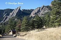 The Flatirons from Royal Arch Trail, Boulder, CO