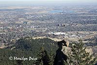 Looking east from Royal Arch, Royal Arch Trail, Boulder, CO