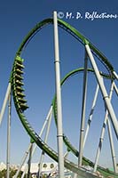 Hulk roller coaster, Universal Islands of Adventure, Orlando, FL