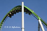 Hulk roller coaster, Universal Islands of Adventure, Orlando, FL