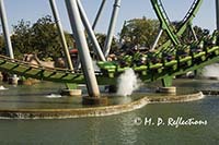 Hulk roller coaster, Universal Islands of Adventure, Orlando, FL