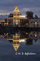 Girandelli's reflected in the lagoon, Universal Studios, Orlando, FL