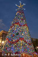 Christmas tree, Universal Studios, Orlando, FL