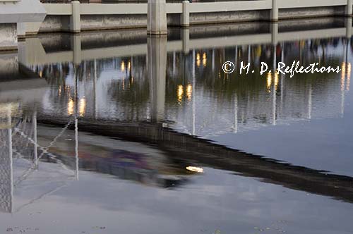 Monorail reflections, EPCOT, Orlando, FL