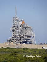 Space shuttle Discovery on launch pad A, Kennedy Space Center, FL