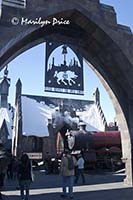 Entering Hogsmeade, Harry Potter section of Universal's Islands of Adventure, FL