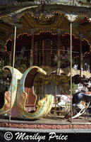 Double decker carousel, Marseilles, France