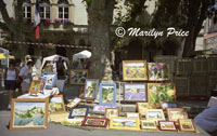 Art market, St. Remy du Provence, France