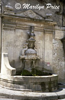 Fountain dedicated to Nostradamus, St. Remy du Provence, France