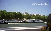 Sightseeing boat on the Seine, Paris, France