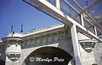 Pont Neuf from a sightseeing boat on the Seine, Paris, France