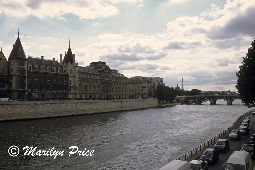 The Louvre from across the Seine, Paris, France