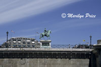 Statue on the Pont Neuf, Paris, France