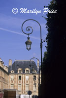 Lamppost, Place de Vosques, Paris, France