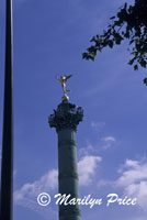 Statue in the Place de Bastille, Paris, France