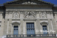 One facade of the Louvre, Paris, France