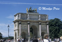 Petit Arc de Triomphe, Paris, France