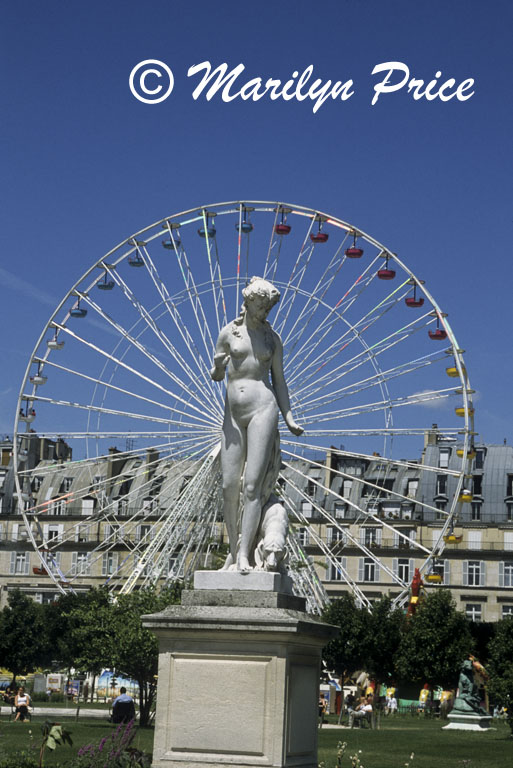 Ferris wheel, Tuileries Garden, Paris, France