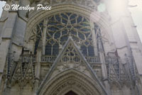 Rose window, Chapel at Chateau du Vincennes, Paris, France