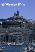 Vieux Port and Notre Dame du Gard, Marsailles, France