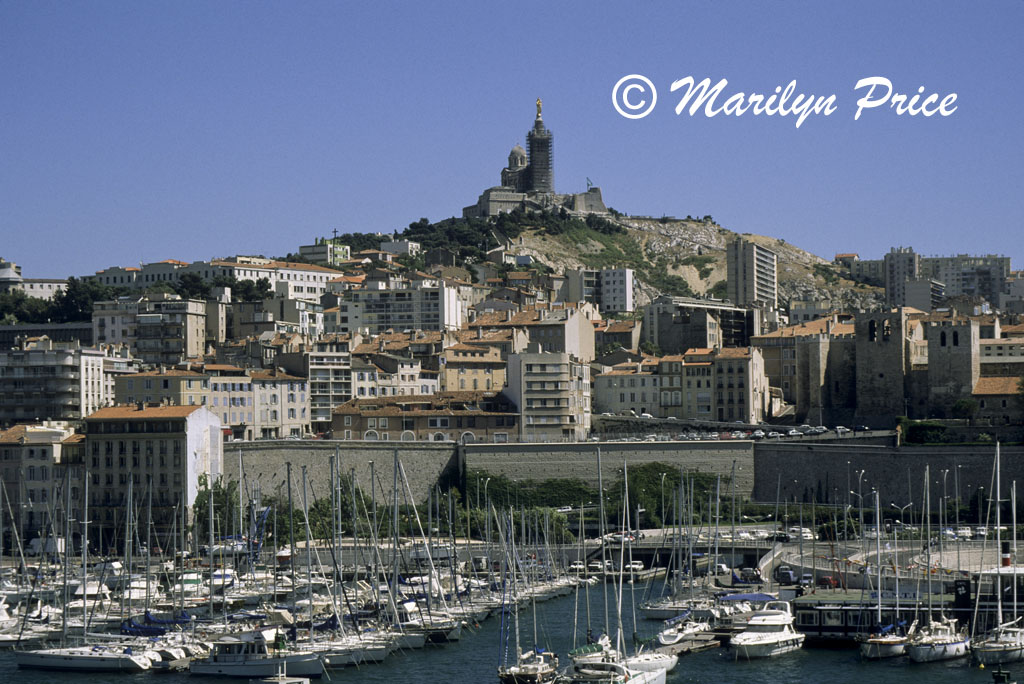 Vieux Port and Notre Dame du Gard, Marsailles, France