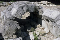 Stonework arch, Jardin du Vestiges, Marseilles, France