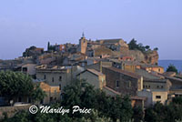 Early light illuminates Rousillon, France