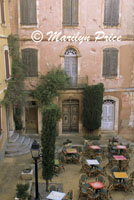 Street cafe, Rousillon, France