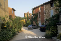 A quiet street in Rousillon, France