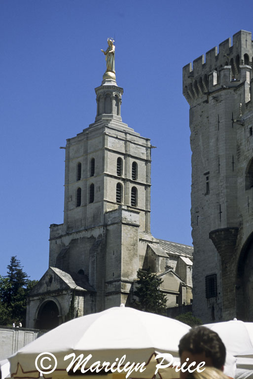 Church next to the Palais des Papes, Avignon, France