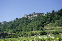 The hilltop village of Menerbes, France