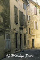 Late evening on the streets of Saignon, France