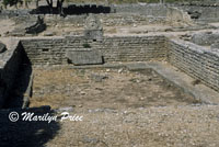 Baths, Roman ruins of Glanum, near St. Remy de Provence, France