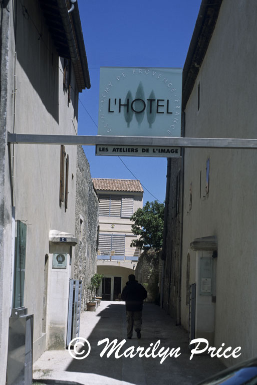 Entrance to L'Hotel des Artistes, St. Remy de Provence, France