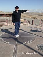 Carl at Four Corners Monument, NM