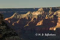 Grand Canyon from the walkways near the Village hotels, Grand Canyon National Park, AZ