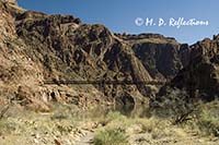 Kaibab (Black) Bridge over the Colorado River, Grand Canyon National Park, AZ