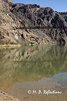 Kaibab (Black) Bridge over the Colorado River, Grand Canyon National Park, AZ